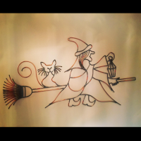 Witch wall art 