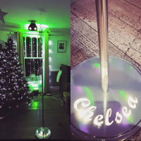 Personalised light up mic stand